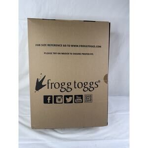 Frogg Toggs Size 14 SteelHeader Reinforced Insulated felt Sole Boot Waders NIB